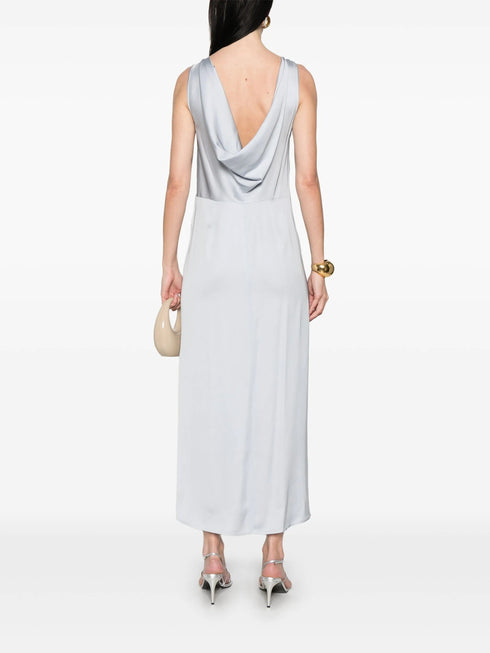 PESERICO AUREA SATIN DRESS